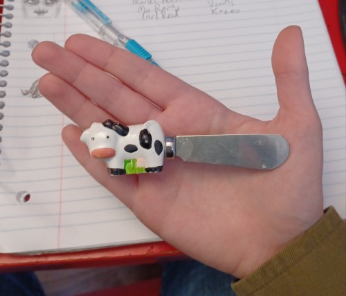 Well Maybe If You Look At My Little Cheese Knife You'll Feel Better