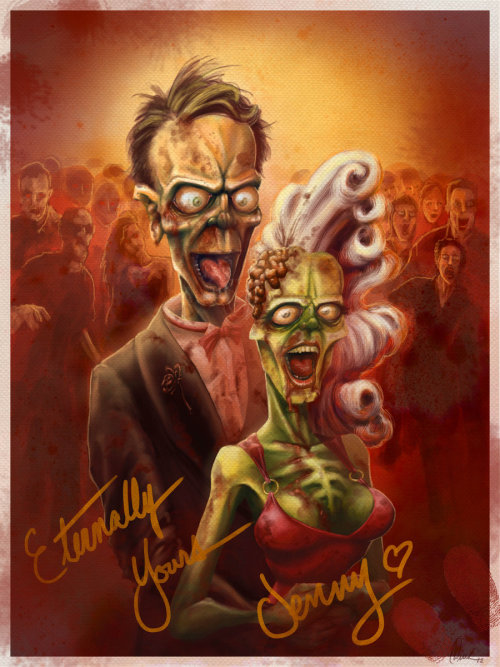 nightmaresandsexyghouls:  Zombie Prom by DerekTall