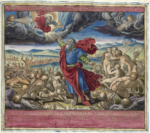 Johannes Sadeler I (1550-1600) (after Maerton de Vos), ‘Vision of Ezekiel’, 1579Source