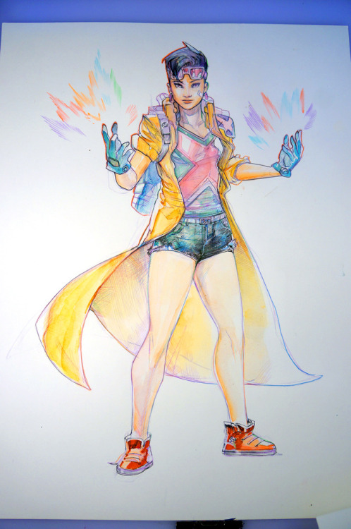 petervnguyen:jubilation lee . For a good friend whos been very patient with me .  Watercolors col er