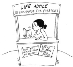 obfuscobble:  naamahdarling:  fuckyeahcomicsbaby:   You don’t have to love your body  I really needed to read this today.  Thank you.  Potato girl has her life goals in order. 