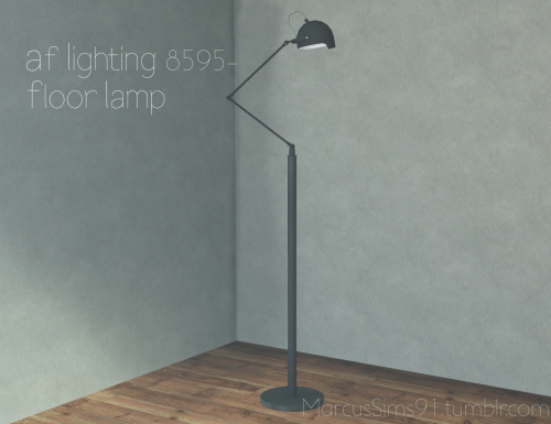 marcussims91:Possum Belly Floor Lamp| $400  AF Lighting 8595 Floor Lamp| $90 Counter Balance Floor