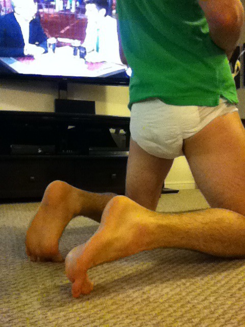 Hot diapered man!