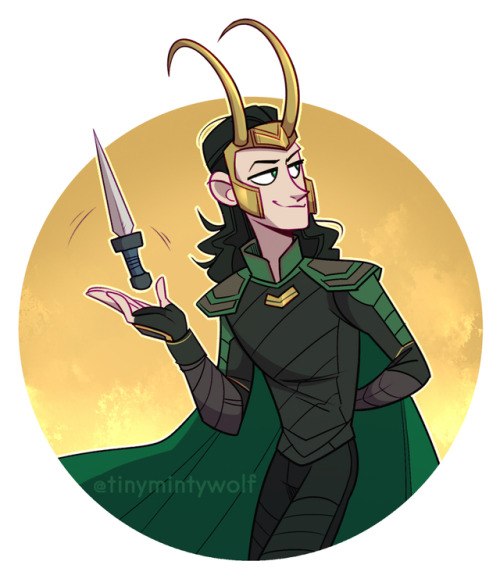 tinymintywolf: i havent drawn loki since 2012, i realized i kinda missed him :’^)