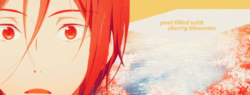 lordzuuko:  The Iwatobi Swim Club being such sweethearts to the new Samezuka Captain: The Crybaby Ri