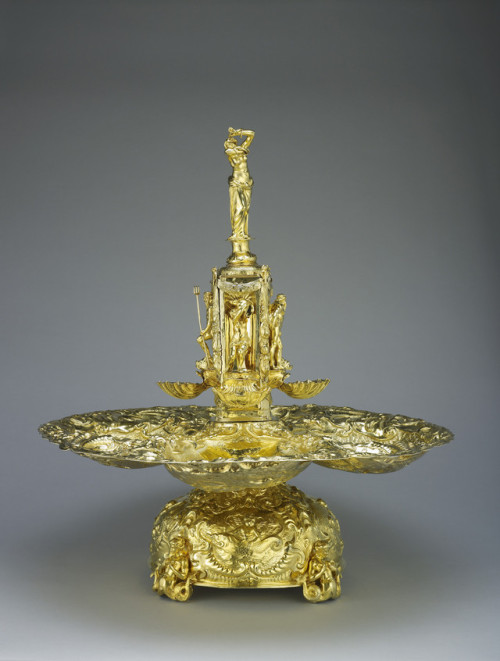 acrosscenturiesandgenerations:  ▪The Plymouth Fountain. Date: ca.1640 Attributed to: Peter Oehr I Medium: Silver gilt with later copper editions.