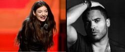 nasty-gyalxxx:  blkdontcrack:  Lorde-17 Lenny Kravitz - 49  Lenny is 49??