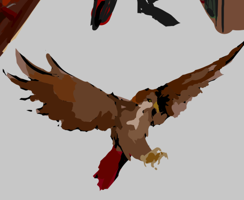 more concept art vibes (dr. felix is an animagus and goes in eagle/hawk form) also for RU Animation 