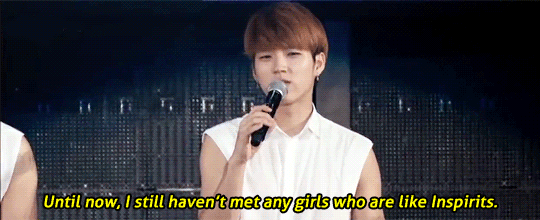 inpinitaize:  “Because of you guys, I feel sad, happy, and blessed at the same