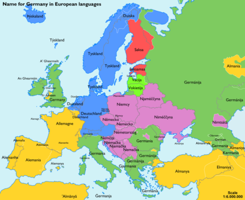 willkommen-in-germany:Names for Deutschland around Europe.