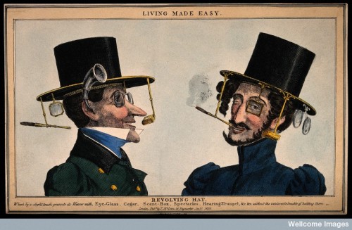 lostsplendor:  “Living Made Easy”, c. 1830 via Wellcome Library, London  