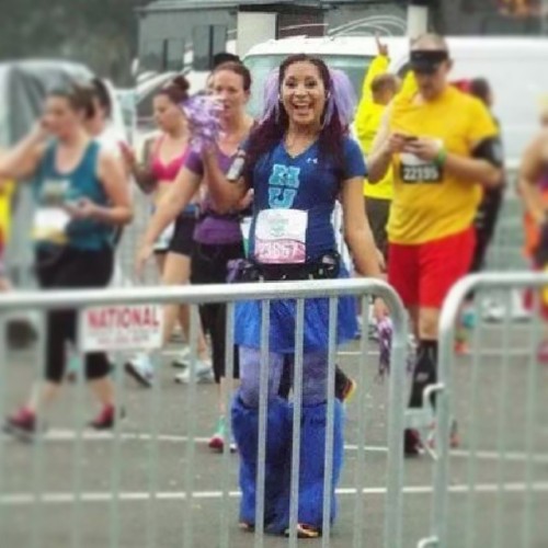 “Oh heyyyy!”
#runningfortwo #rundisney #enchanted10k #10k #impregnant #irun #instarunners #monstersuniversity #monstersuniversitycheerleader #hello #smileyface #livelovelaugh