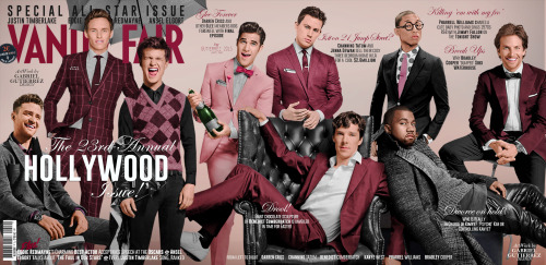 Vanity Fair The 23rd Annual IssueJustin Timberlake Eddie Redmayne Ansel Elgort Darren Criss Channing