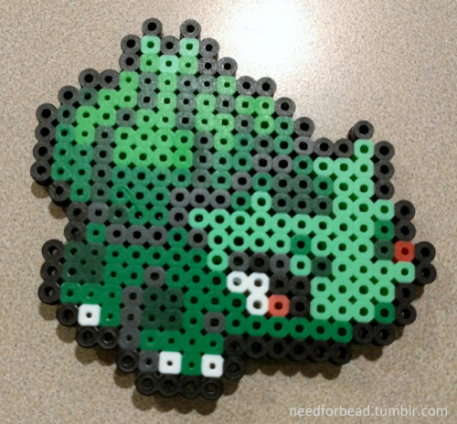 Pokemon:  BulbasaurPokemon is managed by The Pokemon Company.For more Pokemon perler bead designs ch