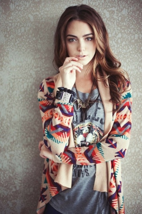 aztec sweater