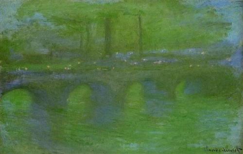 artist-monet: Waterloo Bridge, Dawn, 1901, Claude Monet www.wikiart.org/en/claude-monet/wate