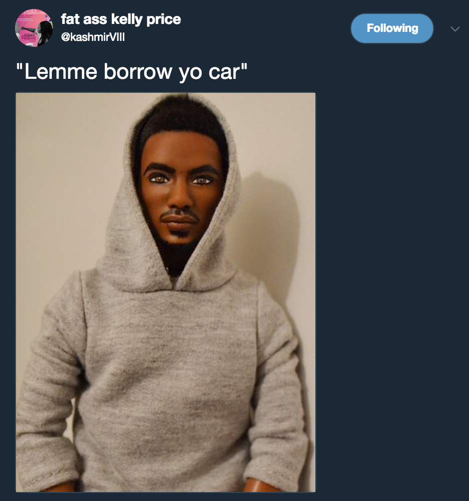 illumahottie:  lagonegirl:  Ken Dolls Wildin  Get the motherfucking hell out of my