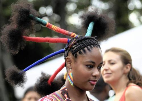Porn summeroftheblackgirl:  Afro Columbian hairstyles photos