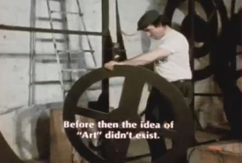 austinkleon:Jean Tinguely on ‘Art’&ldquo;In 1960, the Swiss artist Jean Tinguely made the first of h