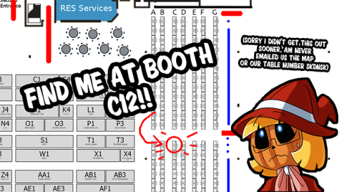 terraterraart:Guess who you could meet at Anime Midwest 2019? Me!I’m gonna be at Booth C12 wit