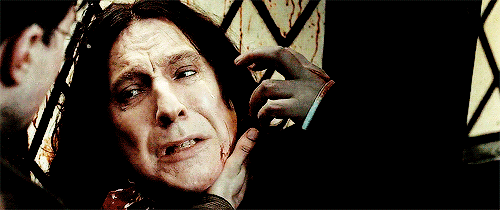 severusnapers:  SNAPE WEEK | Day 6: Most Heartbreaking Moment  “Look…at…me…&ldquo;