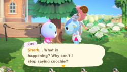 marshalsbooty:SHERB PLEASE STOP TEACHING EVERYONE HOW TO SAY COOCHIE IT’S NOT FUNNY ANYMORE