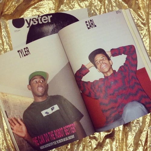 We interviewed @feliciathegoat and @soapmanwun for the new @oystermagazine issue - then they intervi