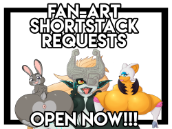 Fan-art shortstack request open now!  Taking