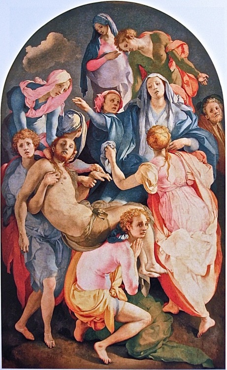 simobutterfly:Pontormo - Deposizione -Firenze, Chiesa di Santa Felicita.