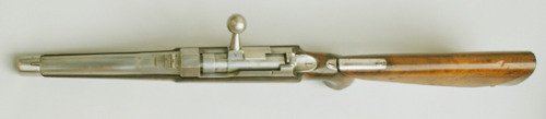 The Brunswick M1860/61 needlefire pistol carbine,The Prussian Dreyse needlefire rifle was a huge adv