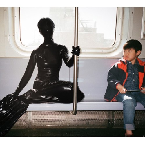 unsulk:an actual image of me riding the L train