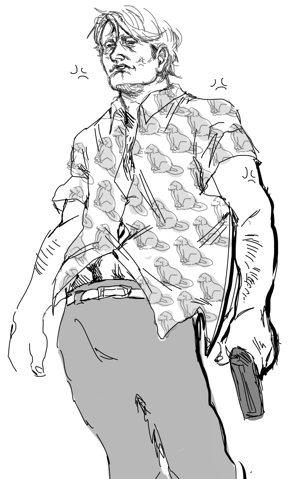 orangejuicex2: AYYYY this is just a giant sketchdump of will and hannibal stuff tbh