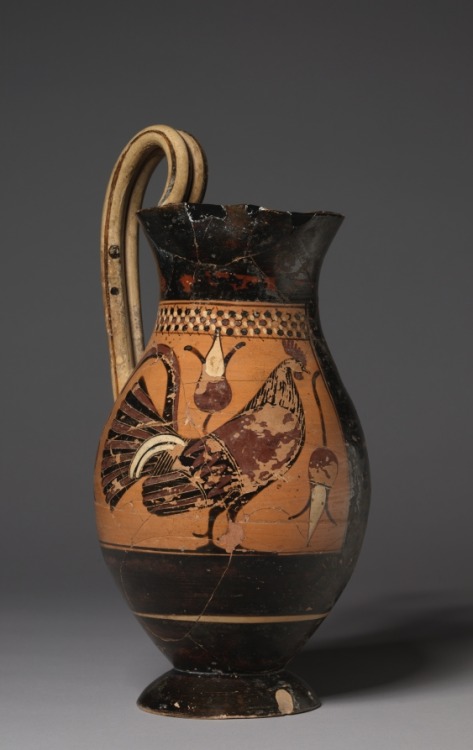 cma-greek-roman-art: Corinthian Olpe (Pitcher), c. 575 BC, Cleveland Museum of Art: Greek and Roman 