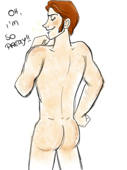 lisuli79:  hansotsi dear, i know this is a late birthday gift, but a hans’ butt appreciation sketch can never do harm, even if it comes late XD 