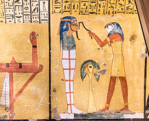 awesomepharoah:Paintings from the tomb of Inherkau *
