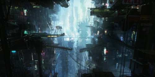 cinemagorgeous:Futuristic concept art by Tamas Medve.