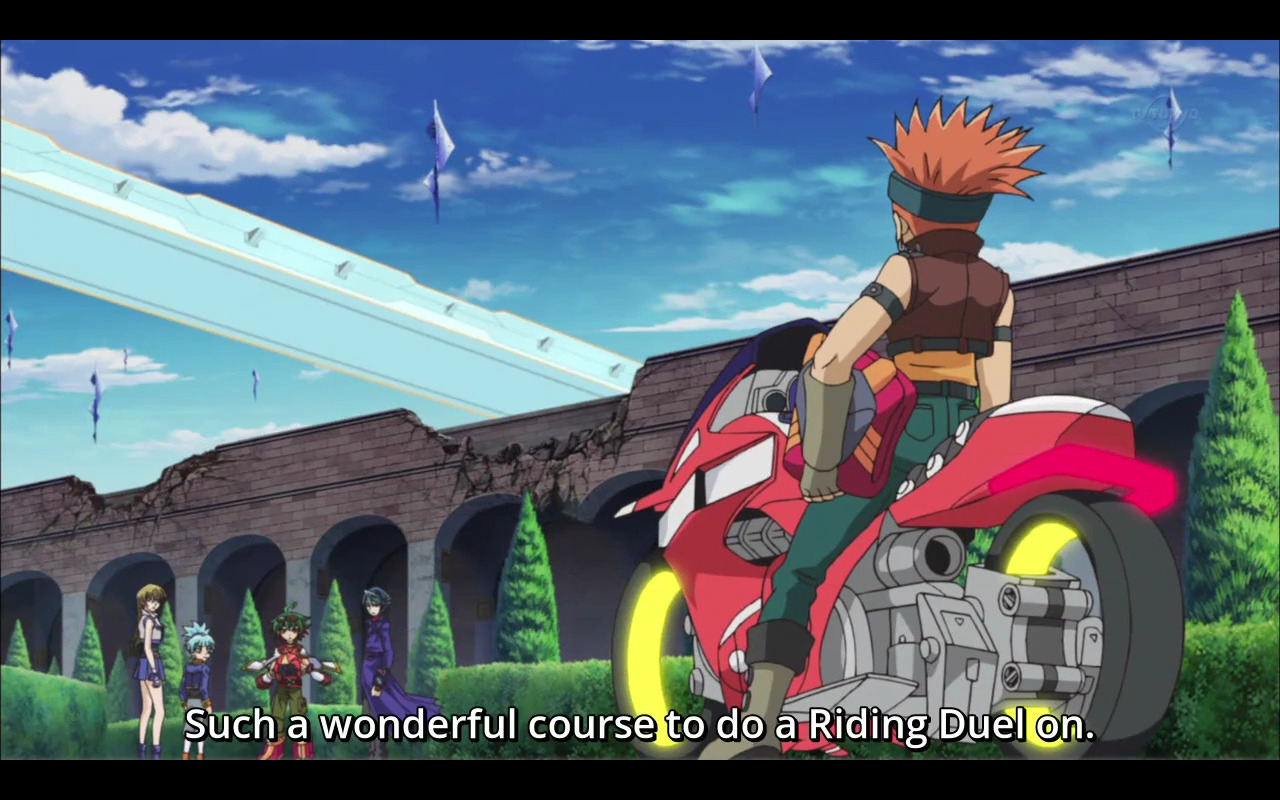 chibicrow: Crow-sama being a Momma Bird and bringing all of Yuya’s things. CROW-SAMA