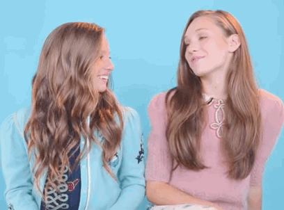 maddiesiwa:   maddie and mackenzie ziegler share sister secrets with teen vogue!