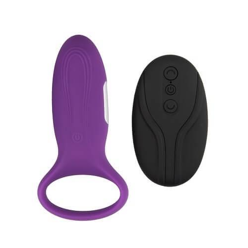 LOVING JOY TUX REMOTE CONTROL COUPLES COCK RING