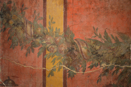 via-appia: Detail of fresco, from the Villa of P. Fannius Synistor at Boscoreale, 1st century BC