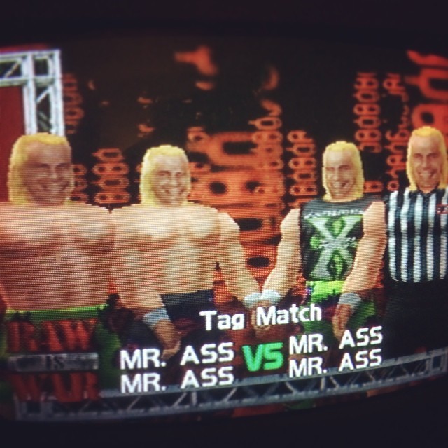 drvink:  shouts out to me predicting the results of the tag team championship 