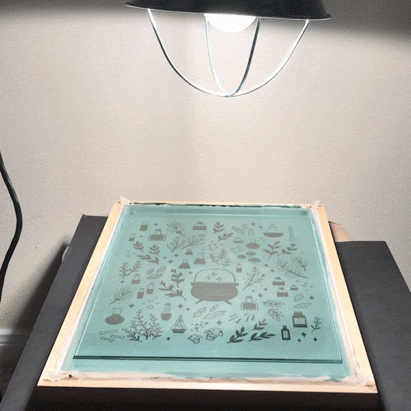 Screen Printed Tea TowelsI’ve been practicing screen printing a bit and here’s a little peak at the 