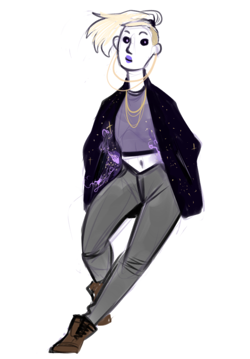 neotericwitch:I realized I never posted this year’s witchsona (VOID WITCH), so here’s that to make u