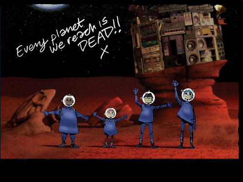 gorillaz-art:Demon DaysTrack 8 - Every Planet We Reach is Dead
