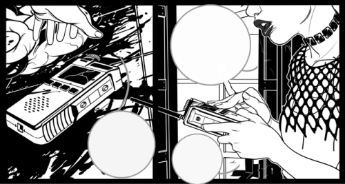 I didn’t bother posting on tumblr at first because some of it is already up but: Panel work and sket