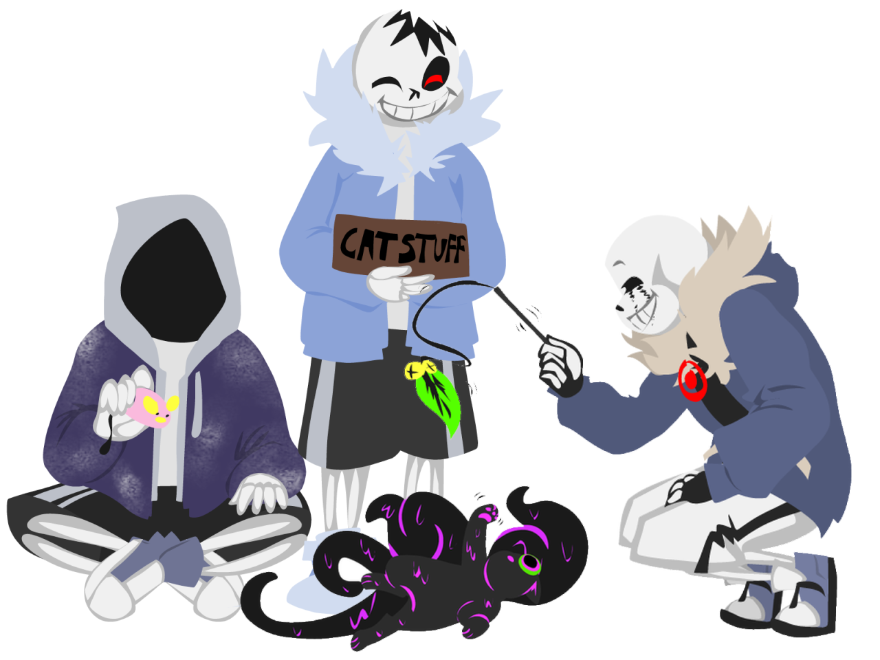 Dust Sans redraw! Next up in the Nightmare gang will be Horror (a