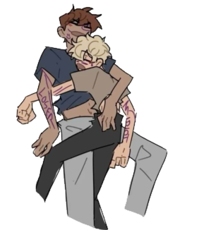 also me and vesper after bickering all day :3