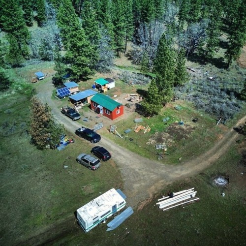 Getting settled in! Containment was recently build during our first ever Wildheart Homestead Work Pa