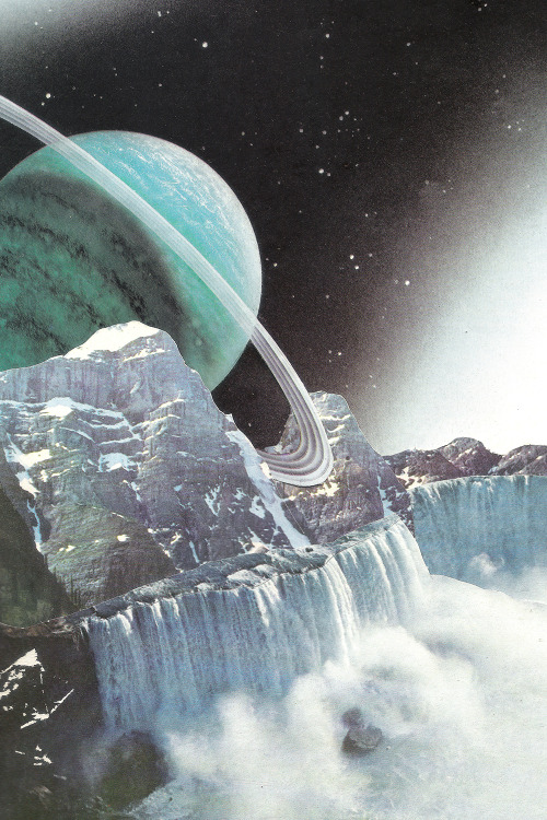 flirst: Grande Giove, è caduto Saturno by Flirsthandmade collage with vintage magazine a