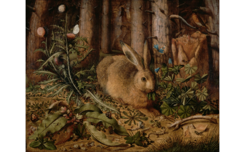 Happy Birthday Albrecht Durer born May 21, 1471The Young Hare (1502) by Durer rendered almost with p